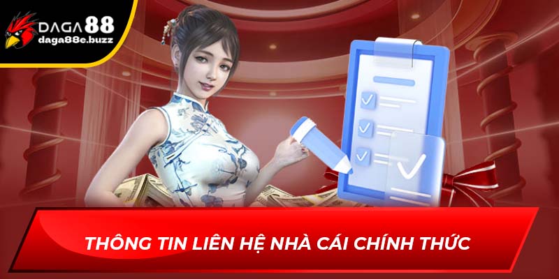 Thông tin liên hệ nhà cái chính thức