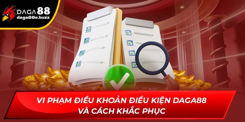 Vi phạm điều khoản điều kiện và cách khắc phục